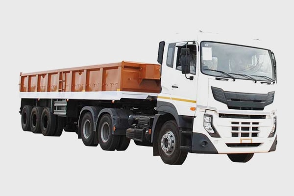 three axle side body trailer in india